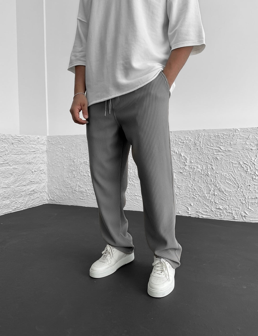 Wigand - Pantalón De Spandex Acanalado Confort