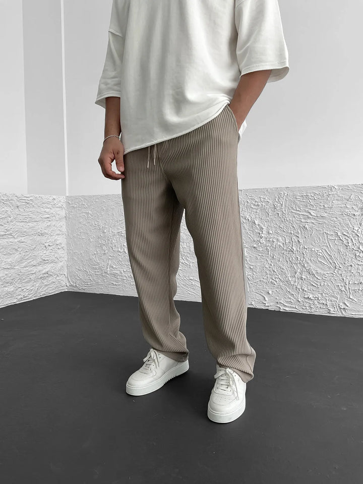 Wigand - Pantalón De Spandex Acanalado Confort