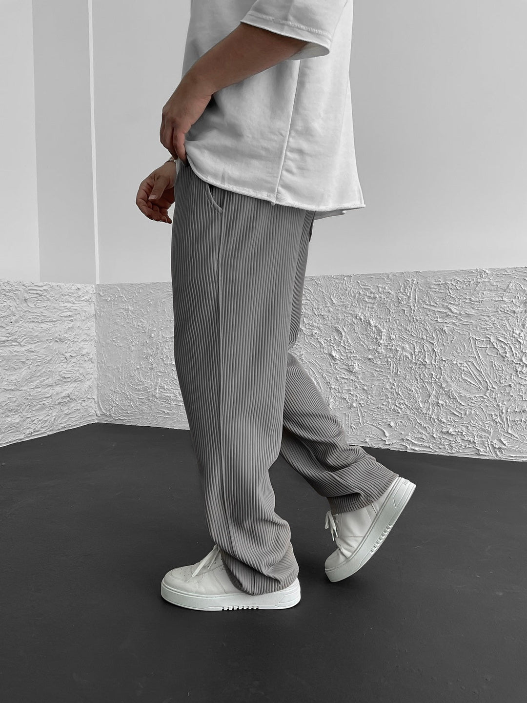 Wigand - Pantalón De Spandex Acanalado Confort