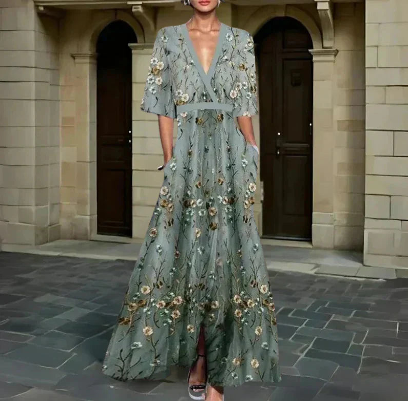 Jane - Vestido Floral Elegante