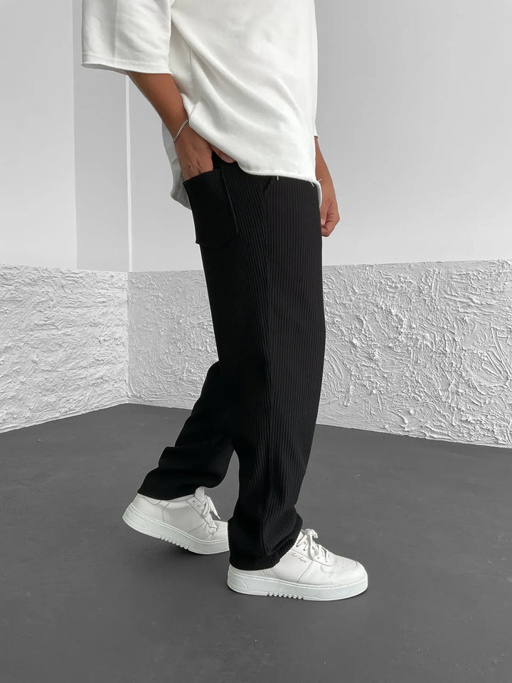 Wigand - Pantalón De Spandex Acanalado Confort