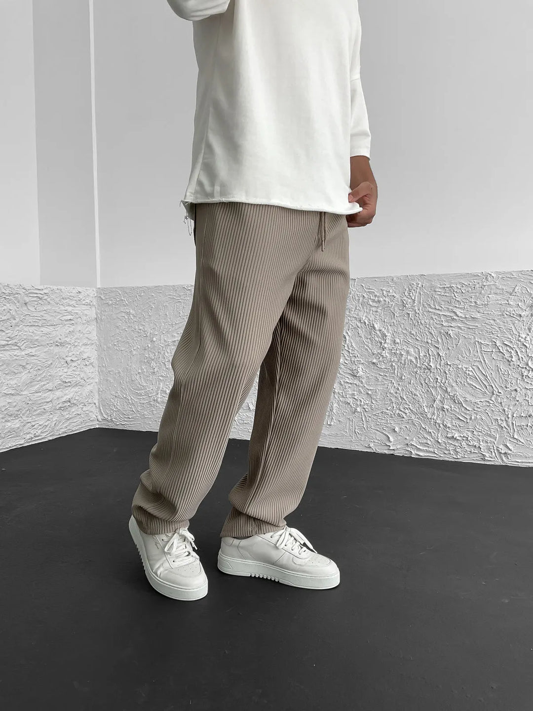Wigand - Pantalón De Spandex Acanalado Confort